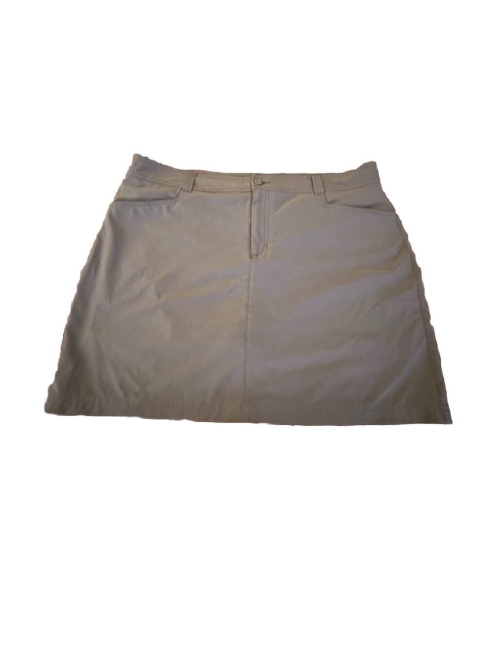 Eddie Bauer Women's Adventurer Gray Skort, Tennis Golf Skirt, Size 16